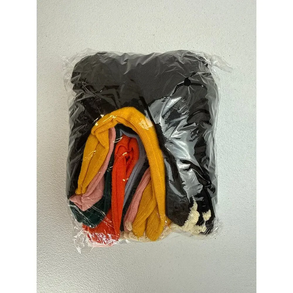 Mid-Calf Ruffle Socks - 70% Cotton, Cute & Comfy for Women (10Pairs)